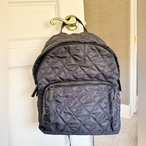 Prada Navy Quilted Bookbag